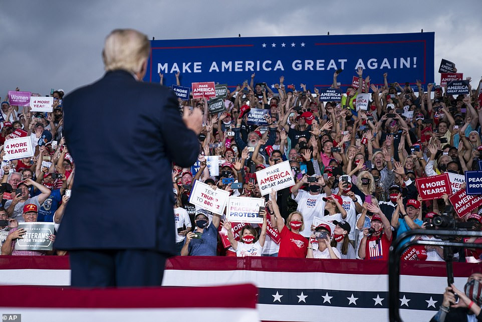 Covid-19: Thousands of Trump fans gather at rally without masks and no social distancing (photos)