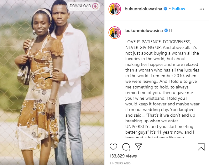 Actress Bukunmi Oluwasina marries boyfriend of 11 years lindaikejisblog 1