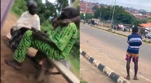 Heartbreaking video of Jimoh Isaiq's father weeping uncontrollably after his son was killed by policemen at an #EndSARS protest in Ogbomoso 