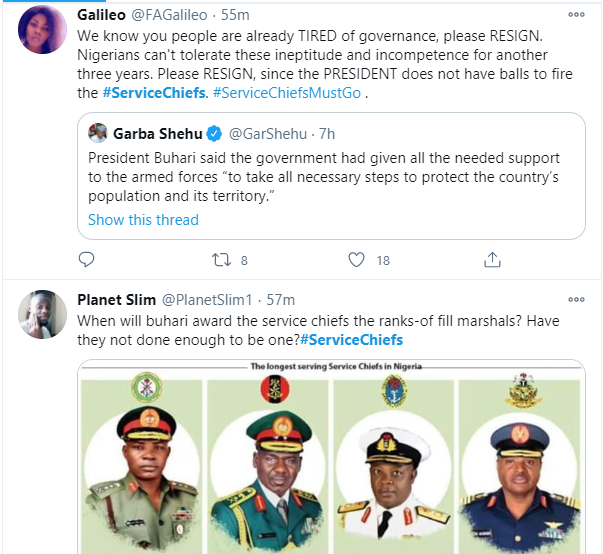 #ServiceChiefs trend as Nigerians react to killing of 43 farmers in Borno by Boko Haram terrorists lindaikejisblog 3