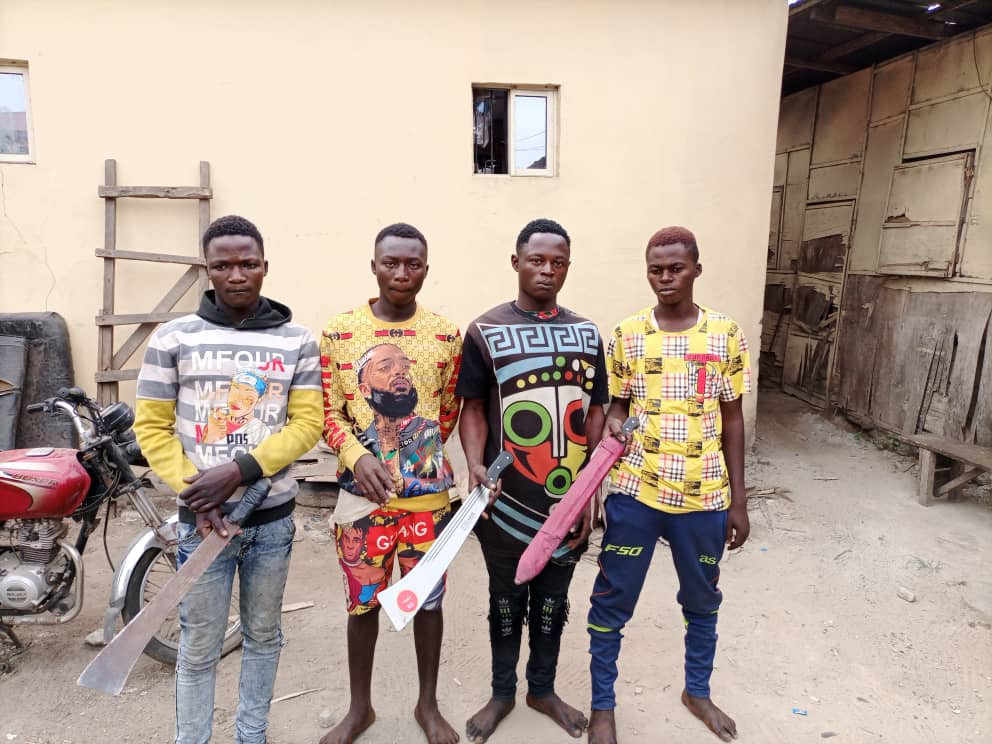 Lagos state police command trace and arrest Bariga robbers in Kaduna (photos)