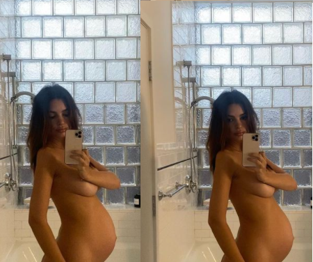 'I feel like a fertility goddess with a juicy butt' - Pregnant Emily