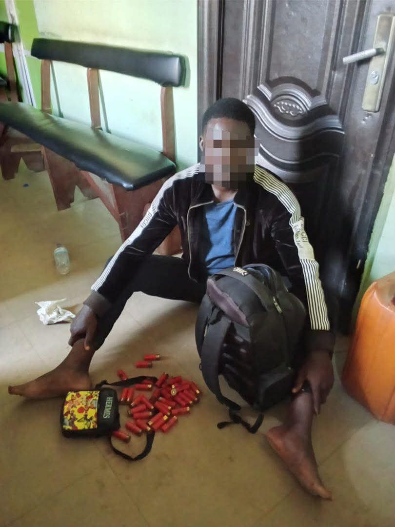Suspect arrested with 36 rounds of live cartridges in Edo