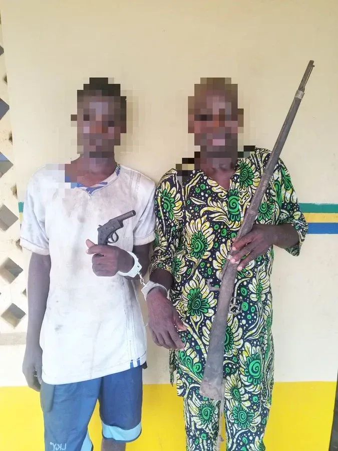 Police arrest father and son, recover four firearms in Ogun