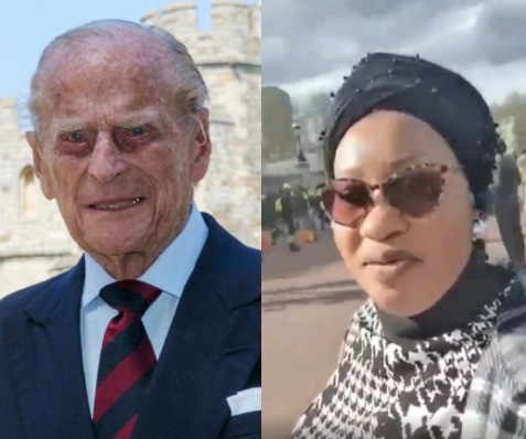 "They said we will collect Ankara or lace or Adire" - Nigerian Alhaja speaks on Prince Philip's death after visiting Buckingham palace (video)
