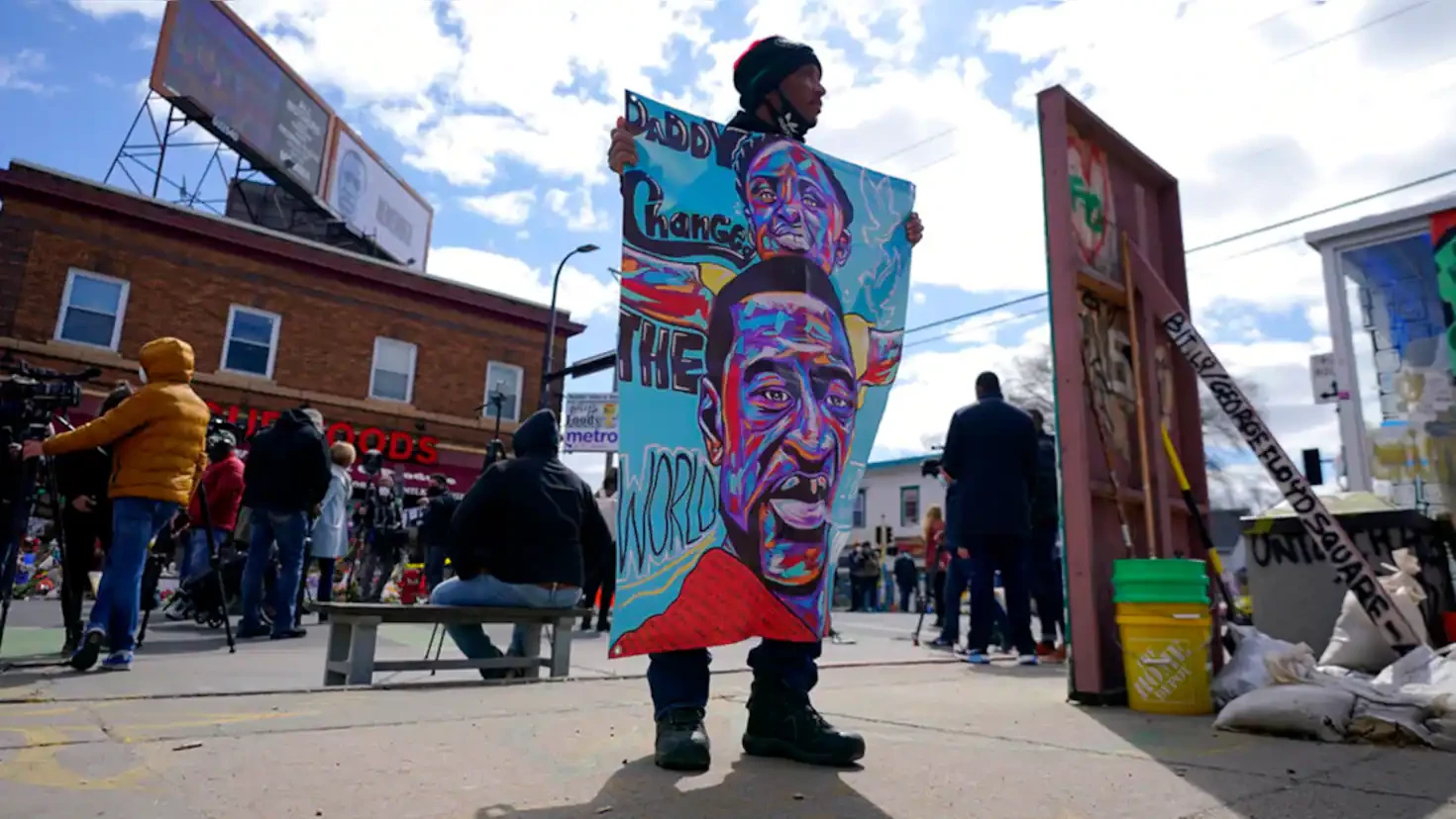 See the 'special instructions' Blacks dropped for white people who come to George Floyd Square, the intersection in Minneapolis where he died last year