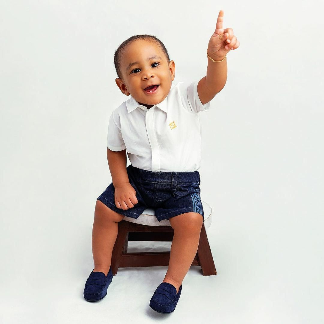 Seyi and Layal Tinubu share new photos of their son as he turns one today