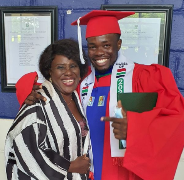 Actors Joke Silva and Olu Jacobs' son, Olugbenga, graduate from university