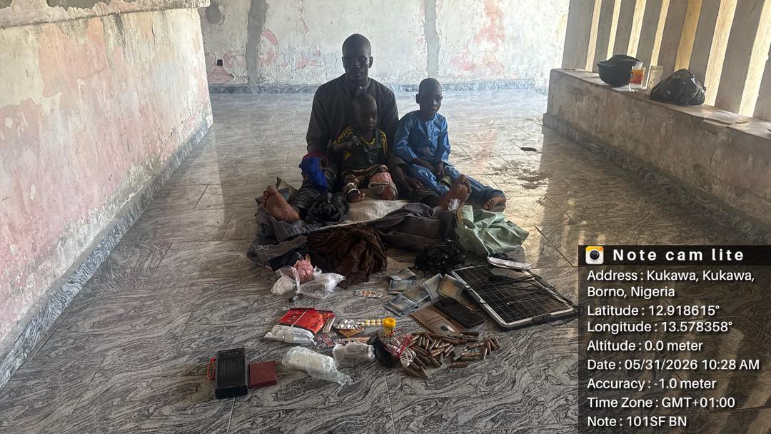 Troops intercept suspected ISWAP member fleeing airstrikes in Borno