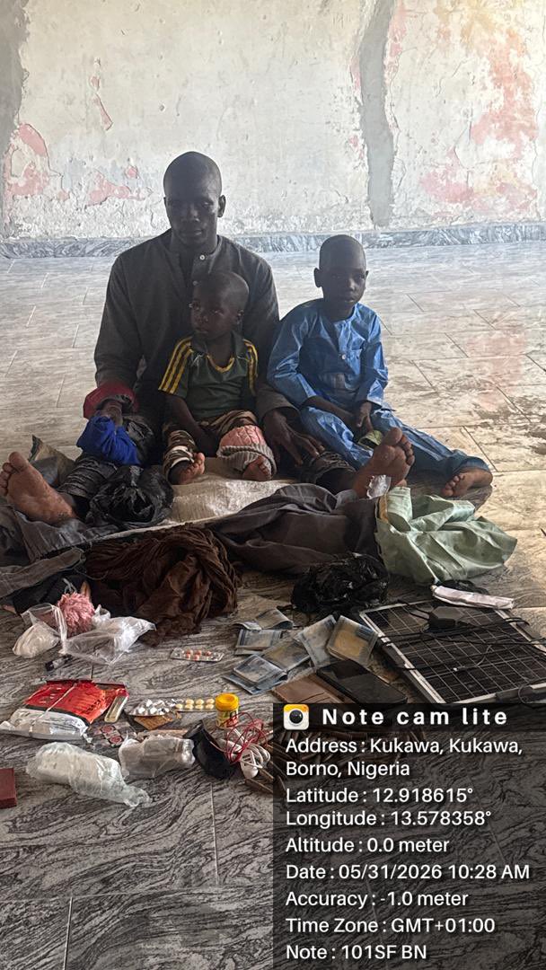 Troops intercept suspected ISWAP member fleeing airstrikes in Borno