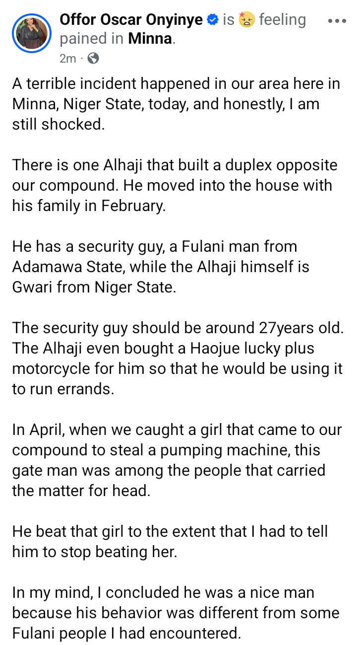Security guard allegedly absconds with his employer?s two children in Minna