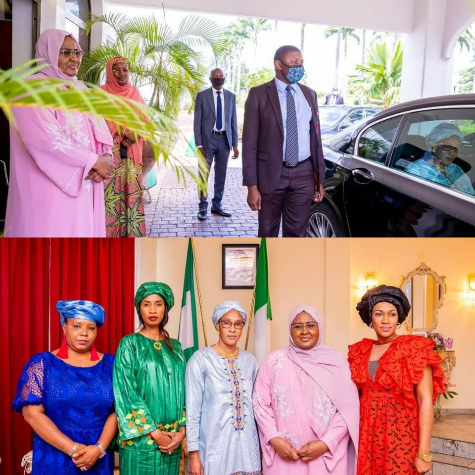 Aisha Buhari hosts Gambian first Lady (photos)