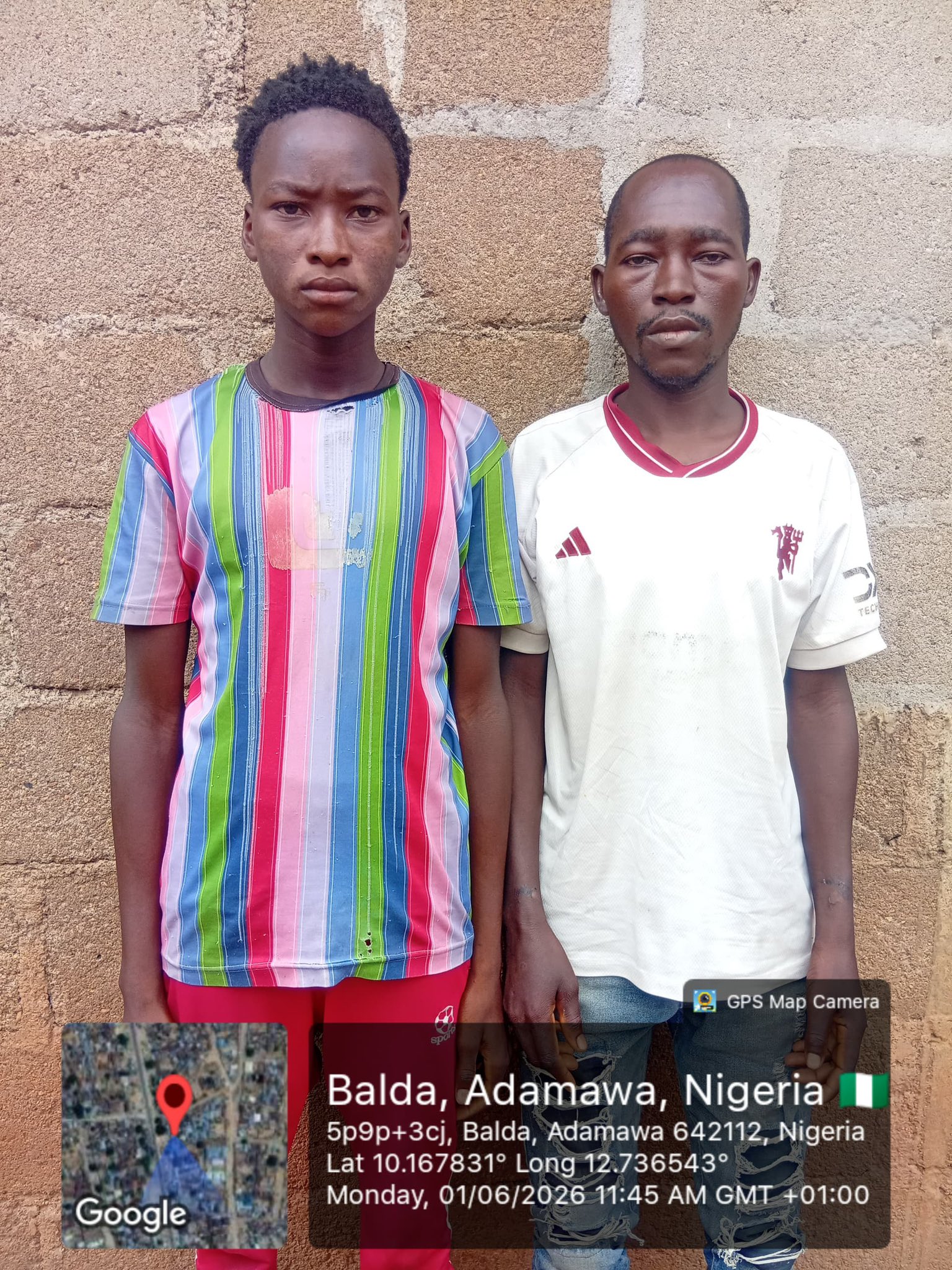 Two suspected ISWAP members arrested, admit participating in the abduction of school children and terrorist attack in Borno