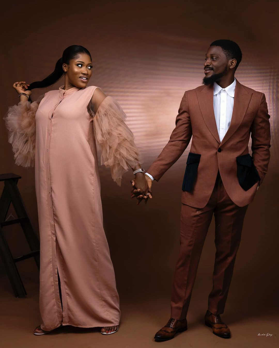 ''I prayed and you came'' Tobi Bakare, gushes over his bride-to-be as he shares more pre-wedding photos