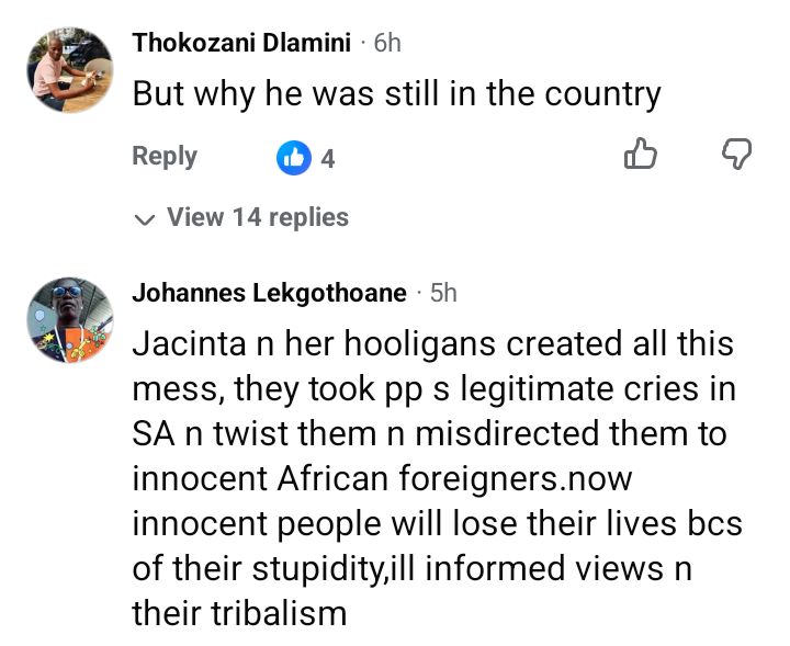 Five Mozambique nationals, Pakistani and Bangladeshi businessmen k!lled in ?xenophobic attacks? in South Africa