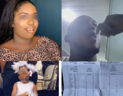 ''Women I fear una''- Nigerian man claims DNA test revealed that the girl he thought was his daughter, is not his (photos/videos)