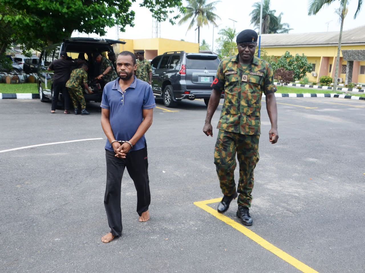 Nigerian Navy hands over suspected militant collaborator 