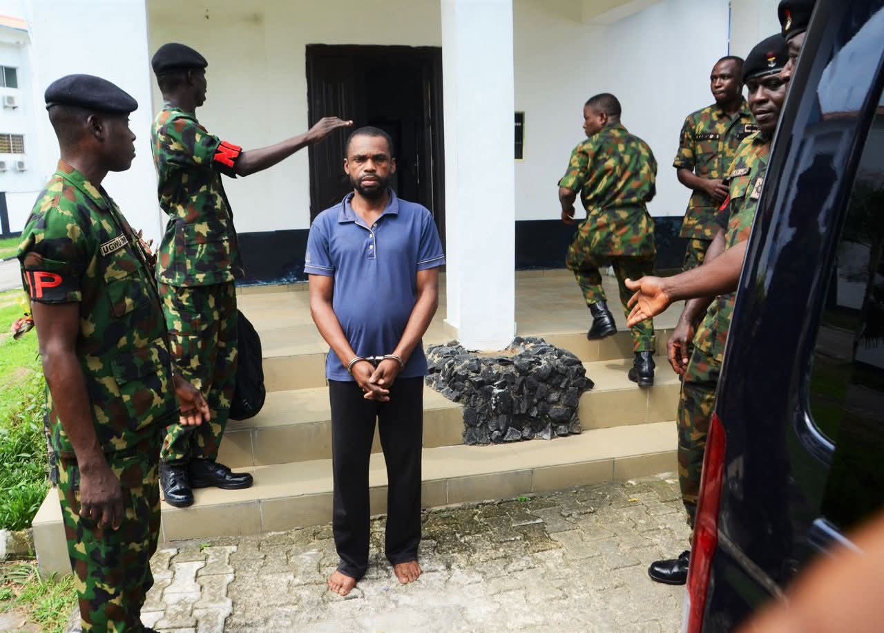 Nigerian Navy hands over suspected militant collaborator 