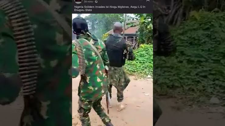 Nigerian army denies shooting civilians and indiscriminately burning houses during Enugu community raid