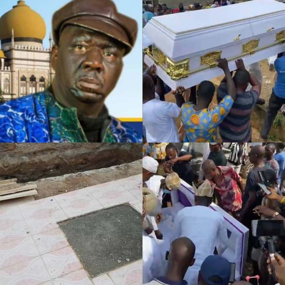 Photos from the funeral of veteran actor, Baba Suwe