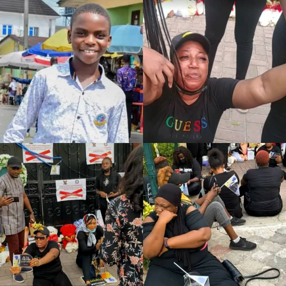 Nigerian women stage protest in front of Dowen College (photos)