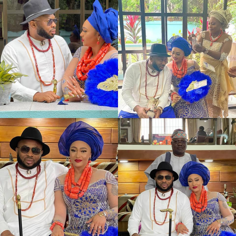 I celebrate the one who makes my home the happiest place for the few years of marital bliss - Olakunle Churchill writes as he celebrates wedding anniversary with Rosy Meurer