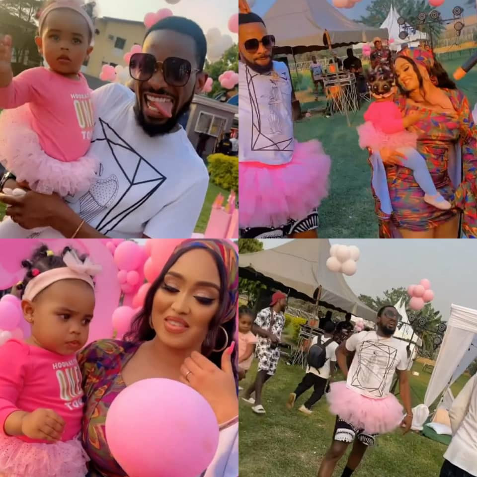 Photos and videos from singer DBanj's daughter, Grace's first birthday party