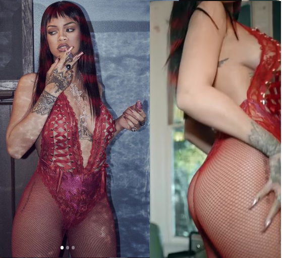 rihanna in sexy lingerie Lingerie Sexy Tube