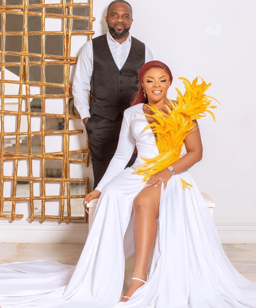 Laura Ikeji Kanu and husband, Ogbonna Kanu, release new photos as they celebrate 5th wedding anniversary