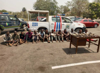 Paraded armed robbery suspects confessed to have started robbing immediately after the disbandment of SARS - Ekiti police spokesperson