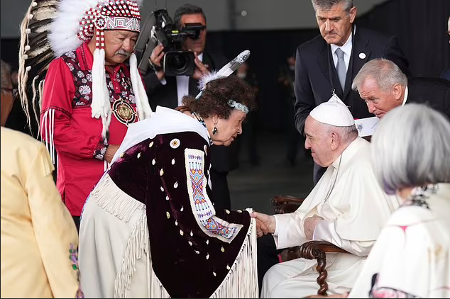 Pope Francis arrives in Canada to apologise to Indigenous groups for ...