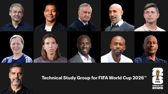 FIFA names Technical Study Group for FIFA World Cup 2026