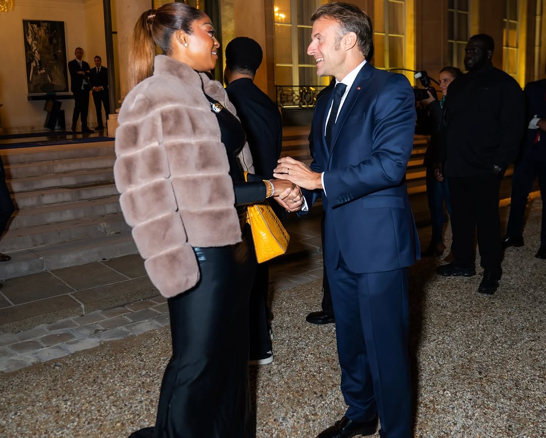 Davido visits French President, Emmanuel Macron (photos)