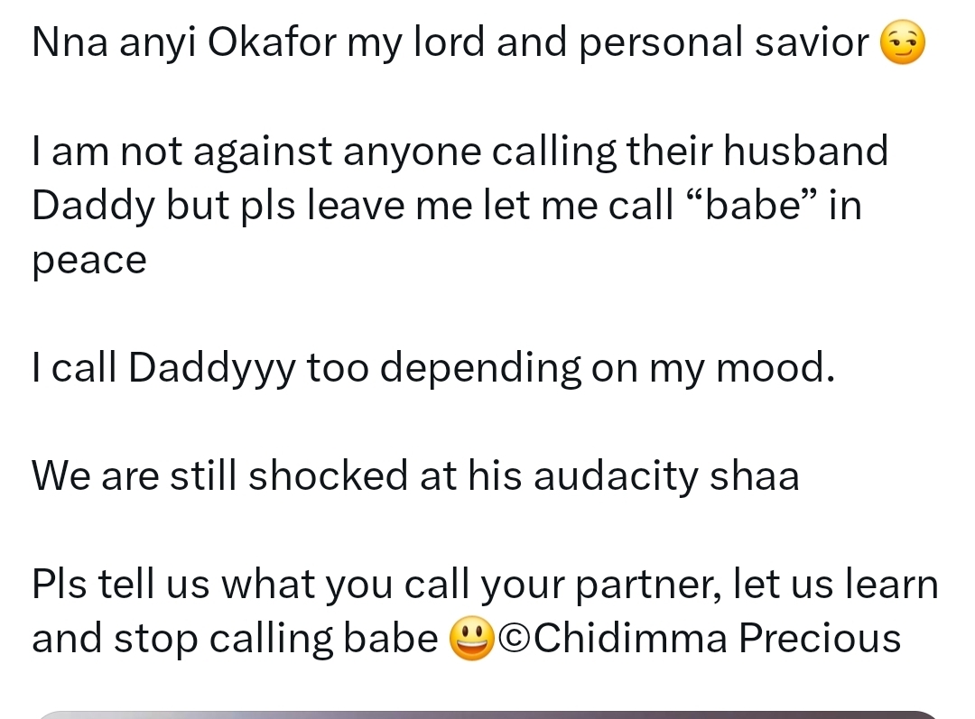 X user shares shock after man allegedly said he would beat his wife for calling him ?babe? instead of ?Daddy?