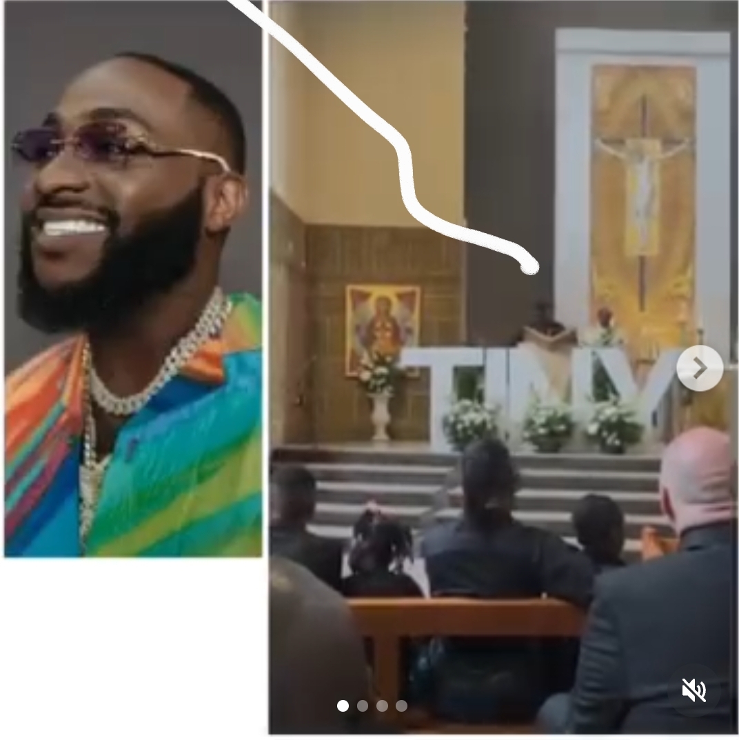 Singer Davido emotional as he pays fnal tribute to late friend Tiny at funeral