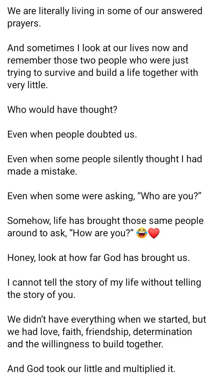I married a broke guy. It was one of the best decisions of my life - Nigerian woman says as she celebrates 11th wedding anniversary