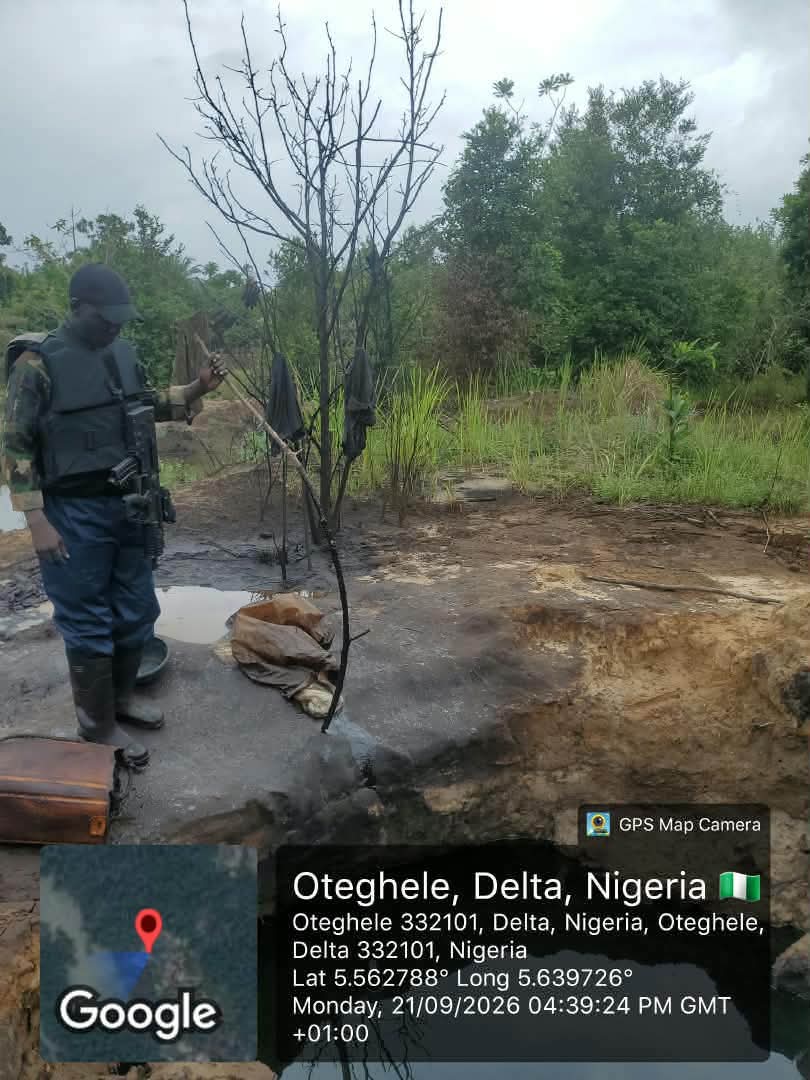 Navy recovers 80,000 litres of crude oil, arrests woman and two others