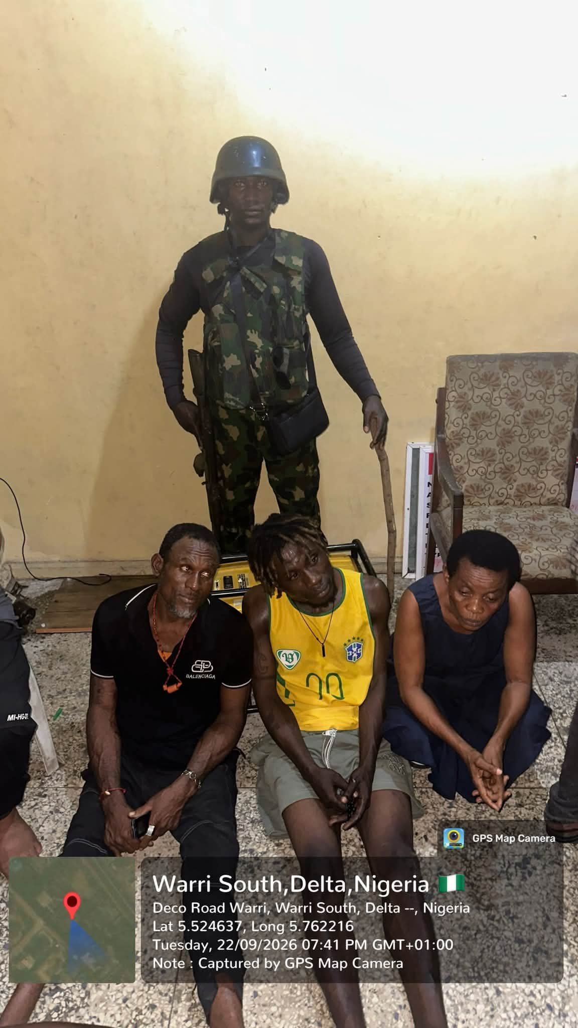 Navy recovers 80,000 litres of crude oil, arrests woman and two others