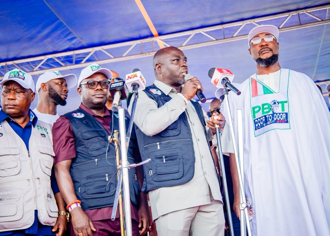 Tompolo Takes PBAT Door-To-Door Movement To Owerri, Deploys 30 Campaign Vehicles As Uzodimma Backs Tinubu’s 2027 Bid