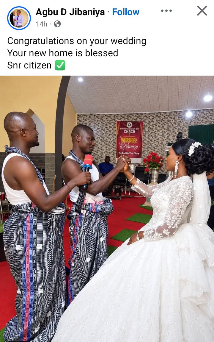 Groom wears traditional Jukun attire for his church wedding in Taraba