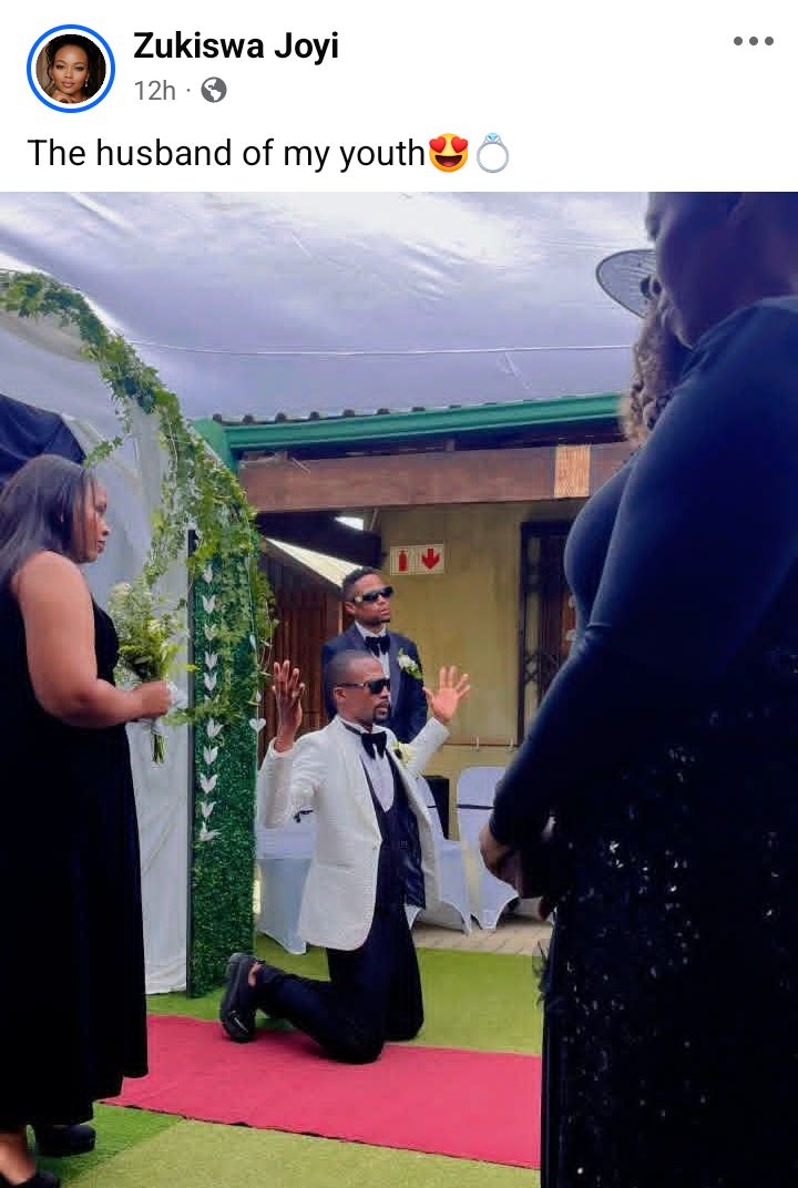 "Jesus has done this. The wait was all worth it," 37-year-old South African virgin writes as she weds