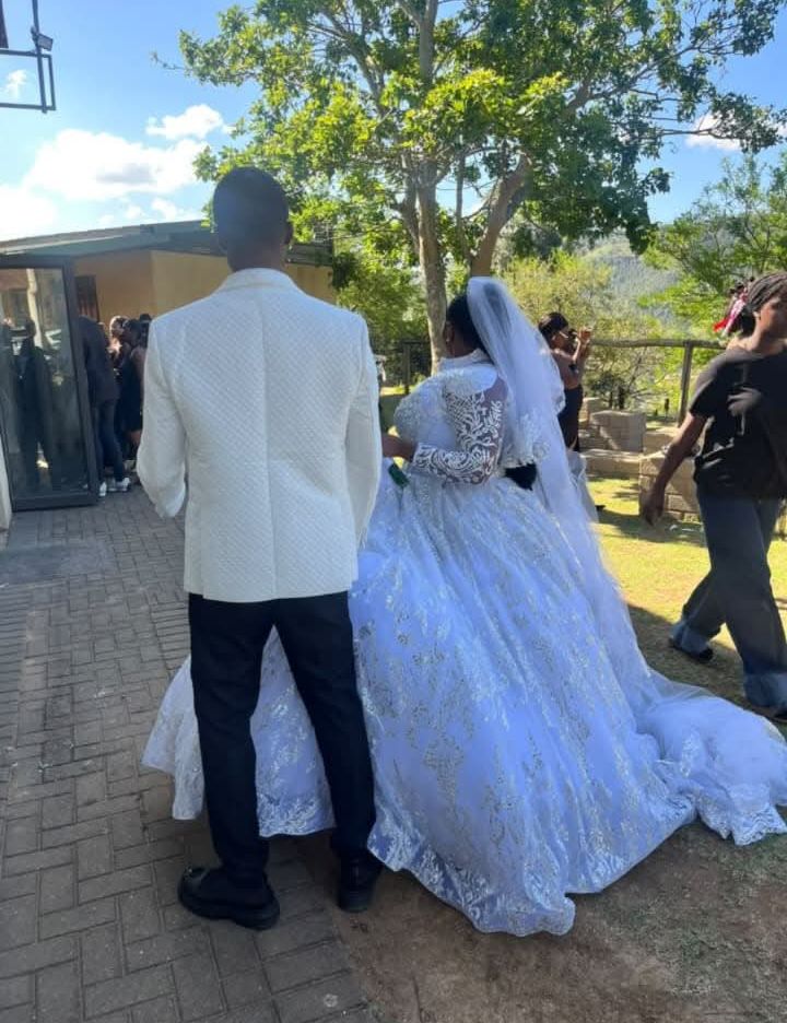 "Jesus has done this. The wait was all worth it," 37-year-old South African virgin writes as she weds