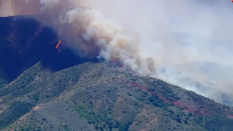 Authorities order mandatory evacuations in California as wildfire scorched more than 1,300 acres