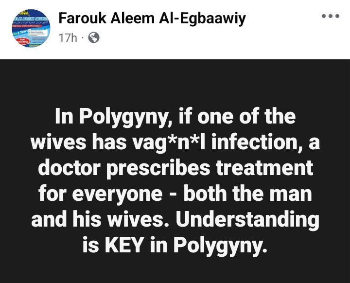 Husbands should apologize if they lose track of wives' rotation - Ogun Imam shares rules in polygyny