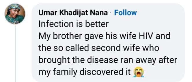 My brother's second wife ran away after infecting him and his first wife with HIV - Nigerian woman claims