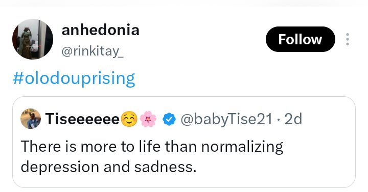 Nigerian lady dies after repeatedly posting about her battle with depression