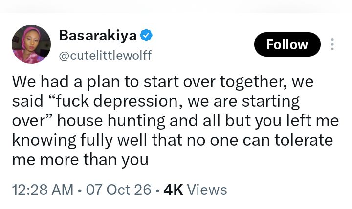 Nigerian lady dies after repeatedly posting about her battle with depression