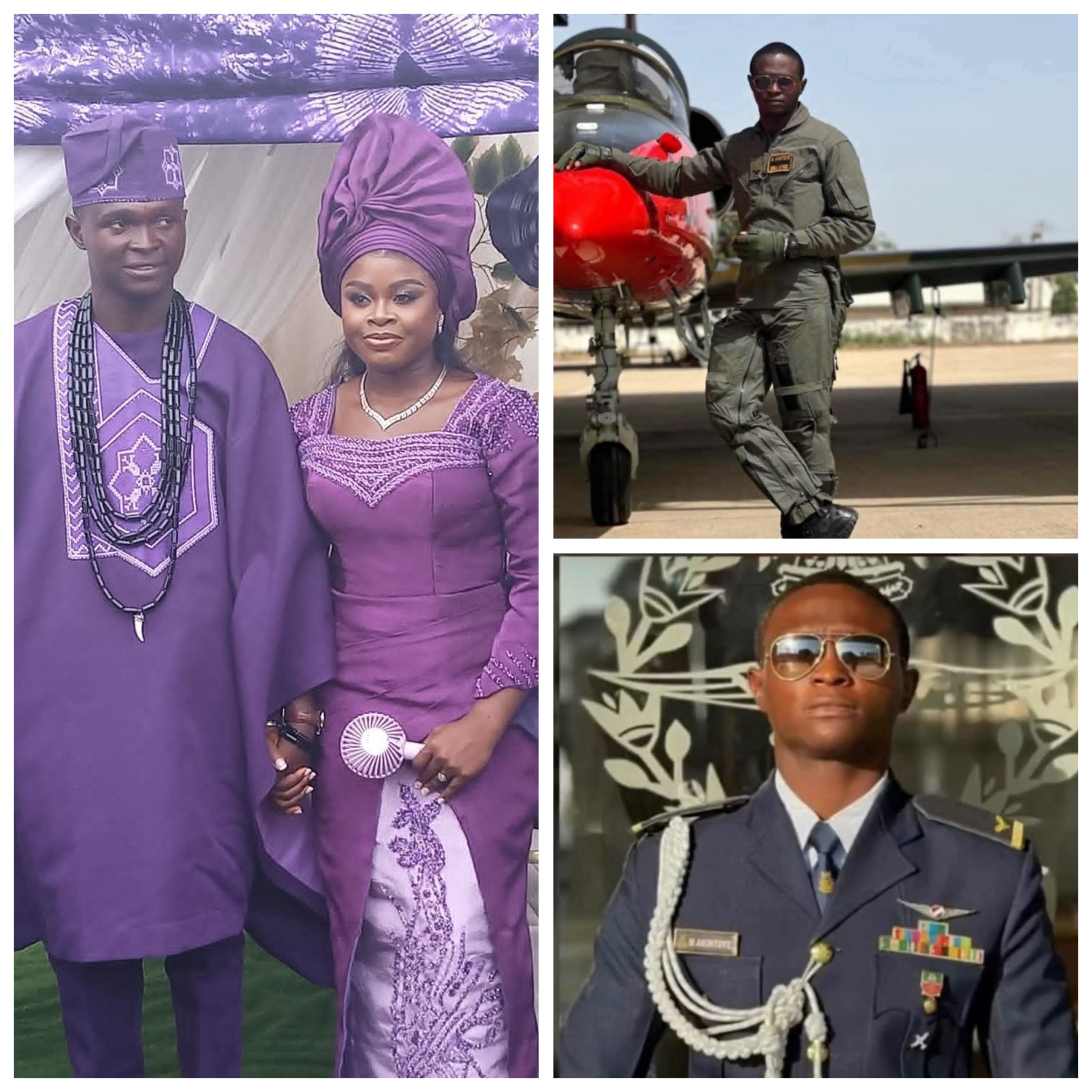 NAF plane crash: Ex-FRSC Deputy Corps Marshal Olagunju mourns Flight Lieutenant who got married in 2025