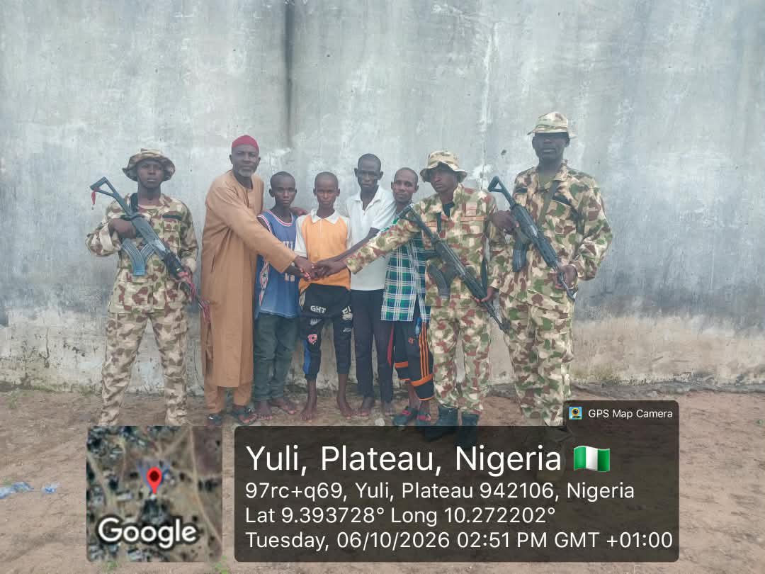 Troops rescue six kidnapped victims during operations in Plateau