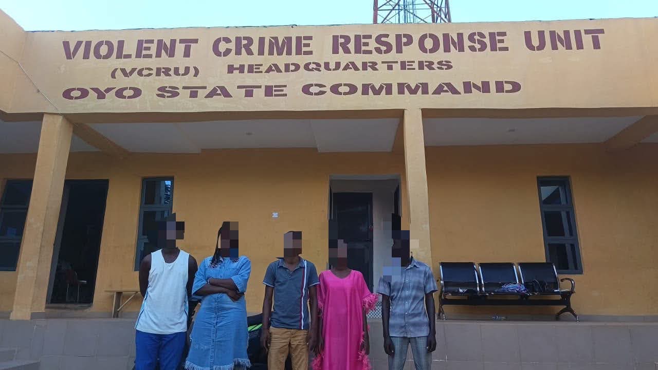 Oyo police rescue 5 Congolese nationals from human trafficking ring in Ibadan, hunt Benin Republic suspect